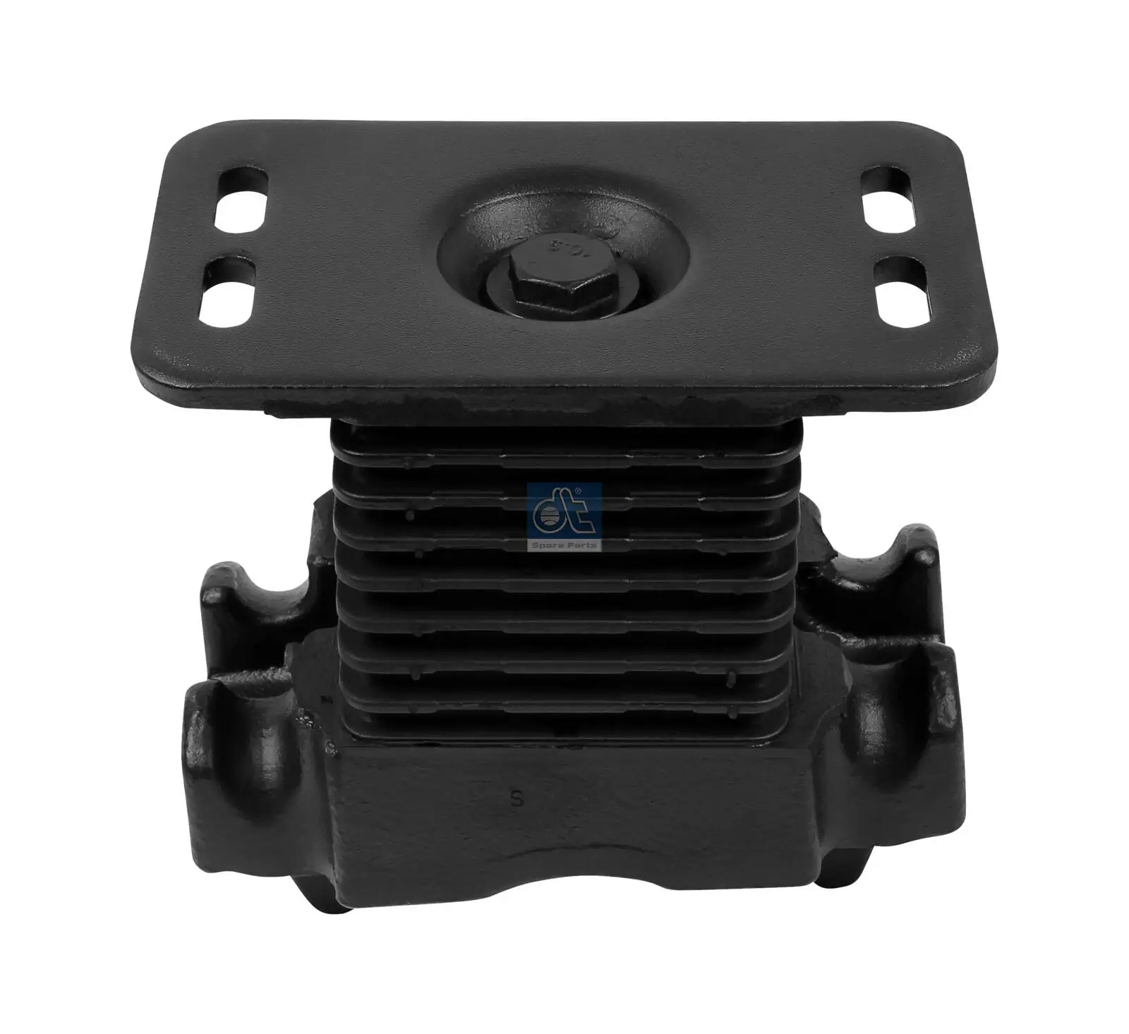 Mounting, leaf spring